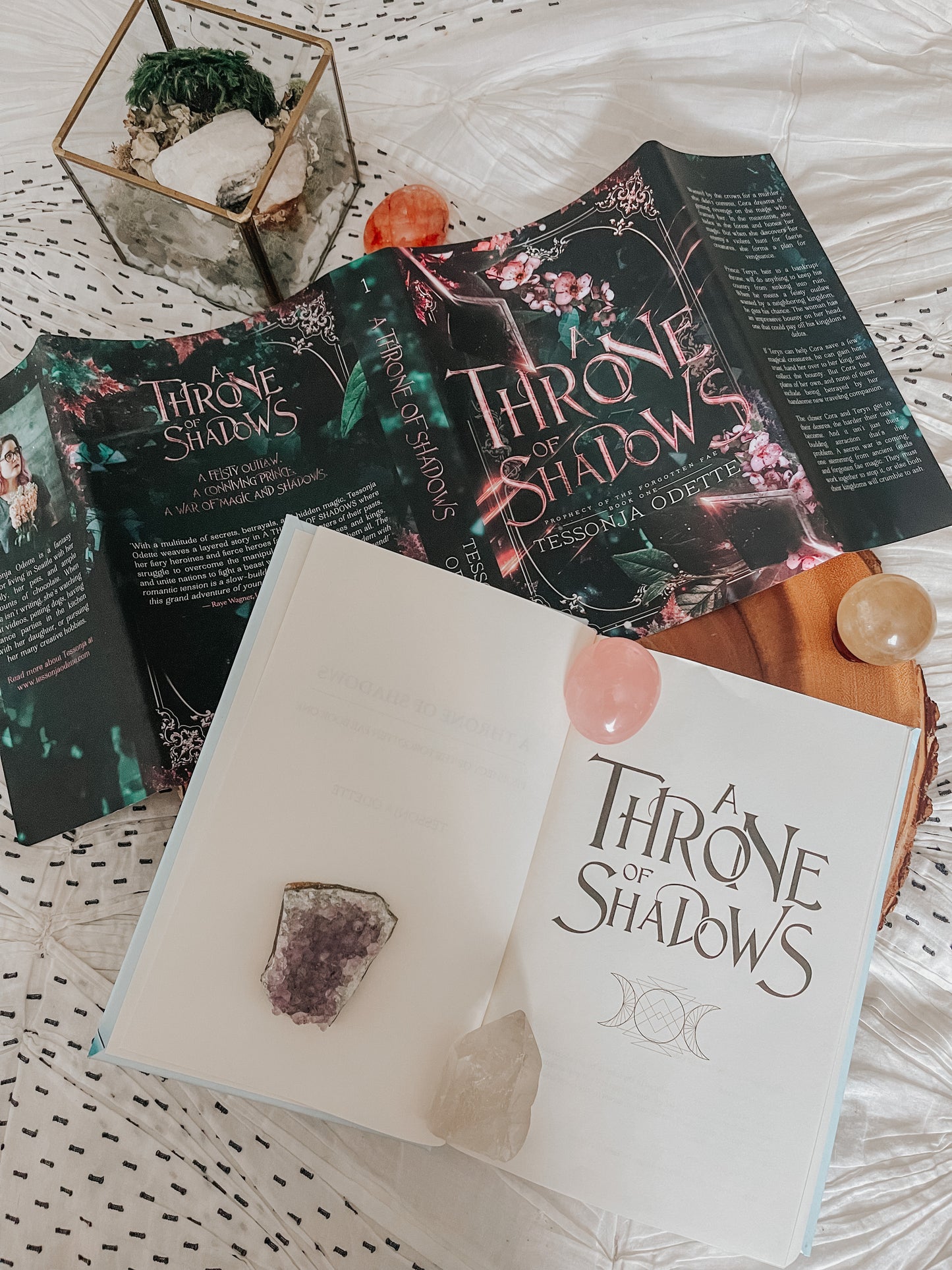 A Throne of Shadows (hardcover) signed