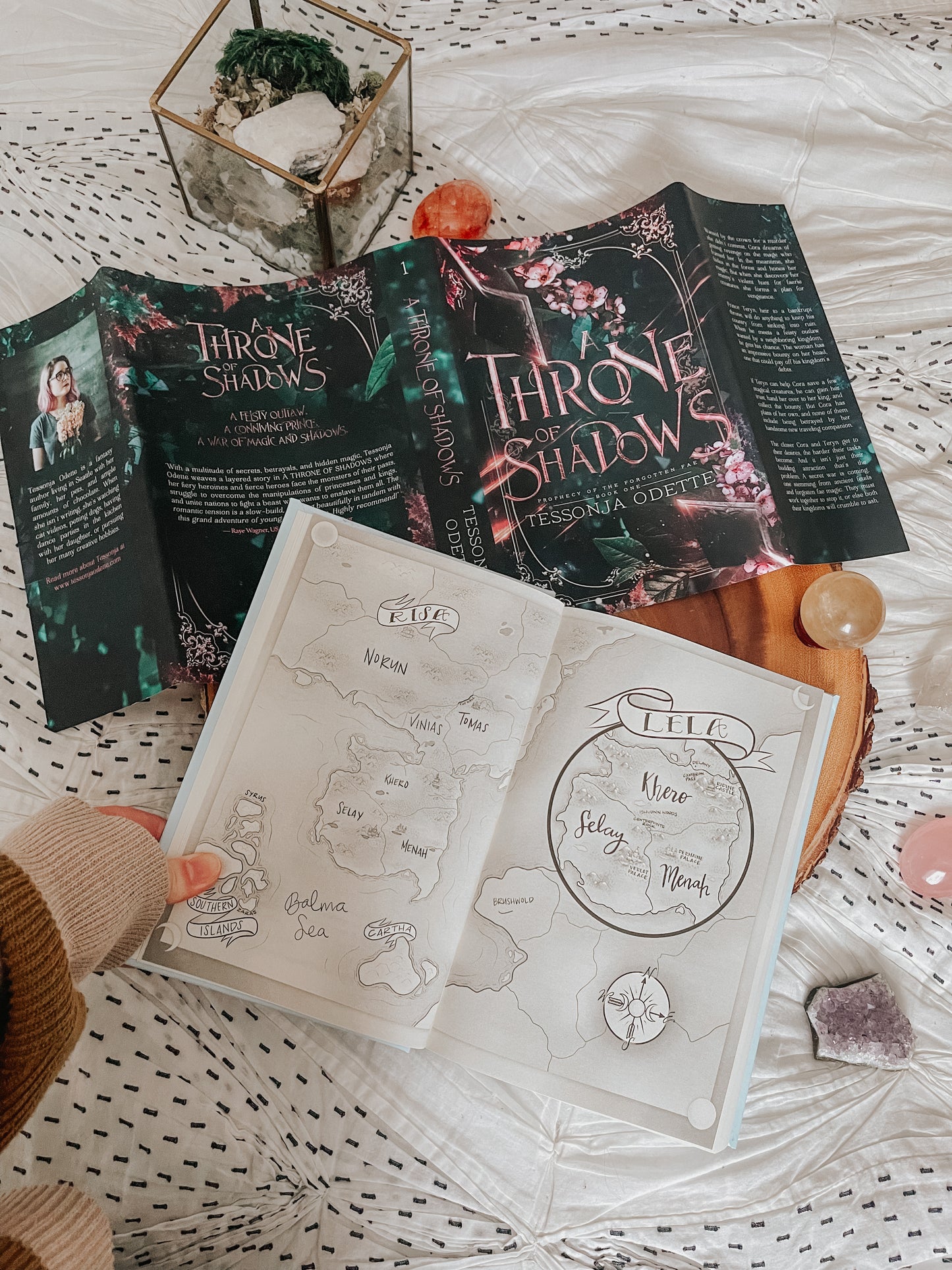 A Throne of Shadows (hardcover) signed
