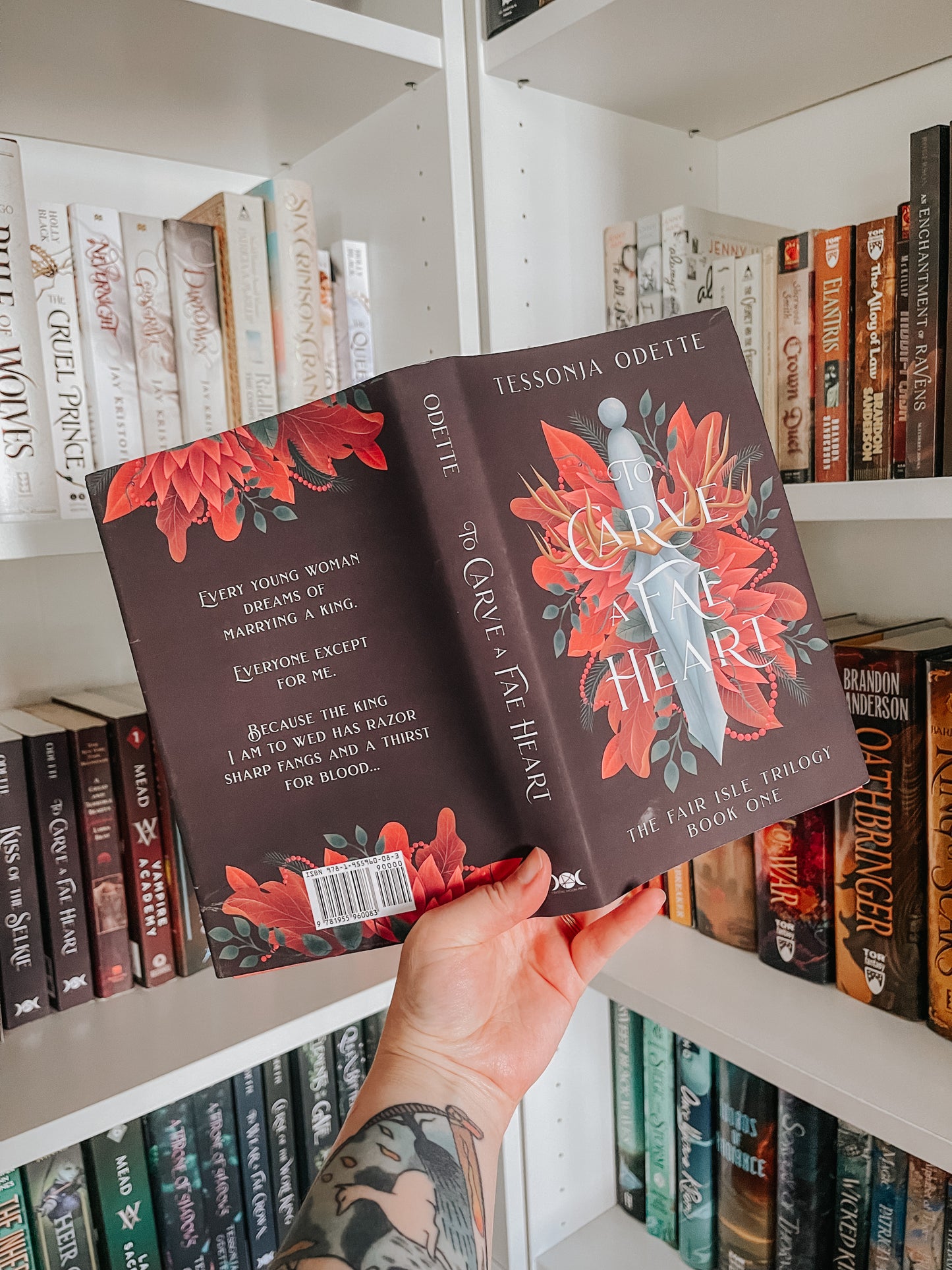 To Carve a Fae Heart (hardcover) signed