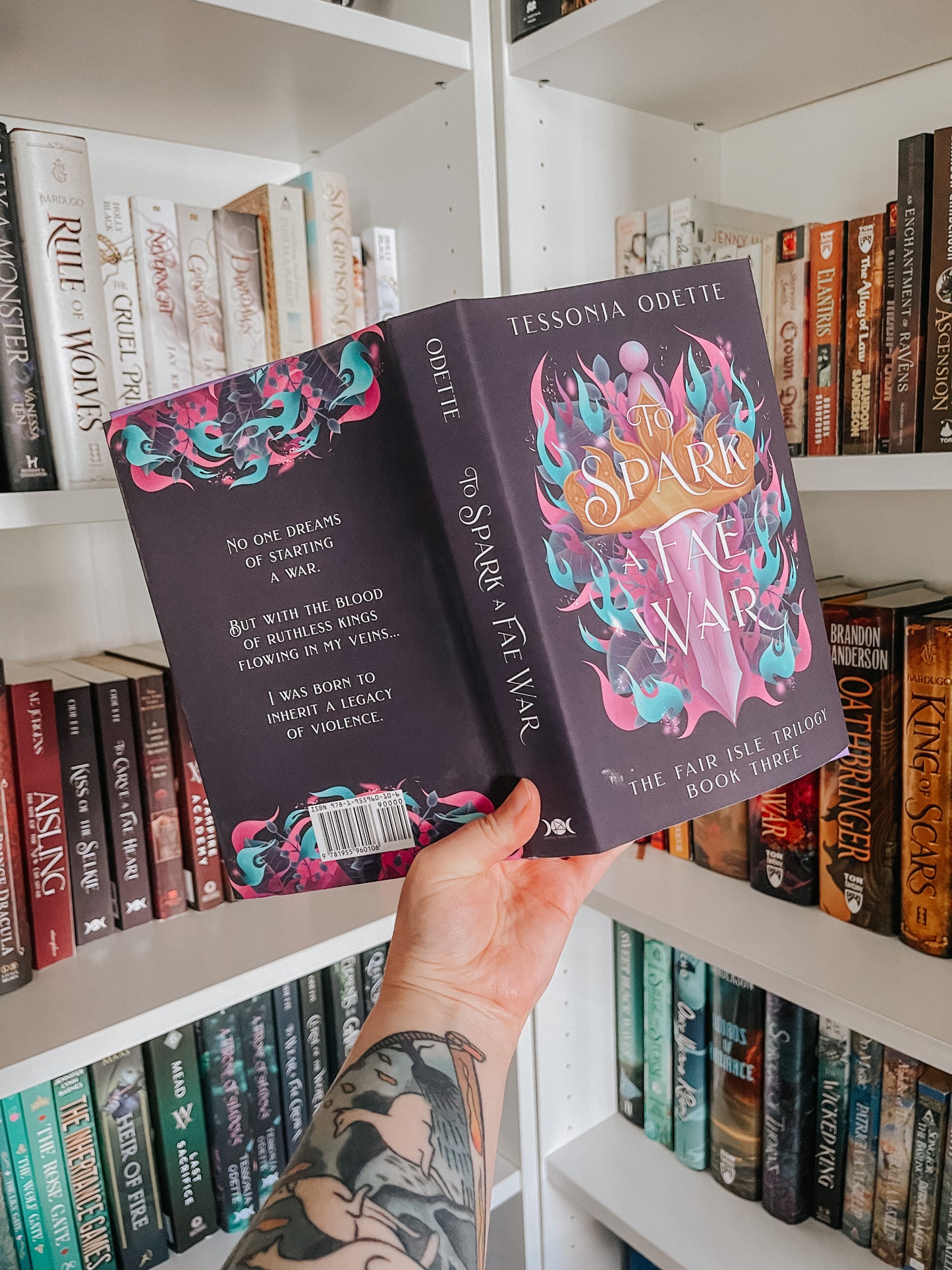 To Spark a Fae War (hardcover) signed