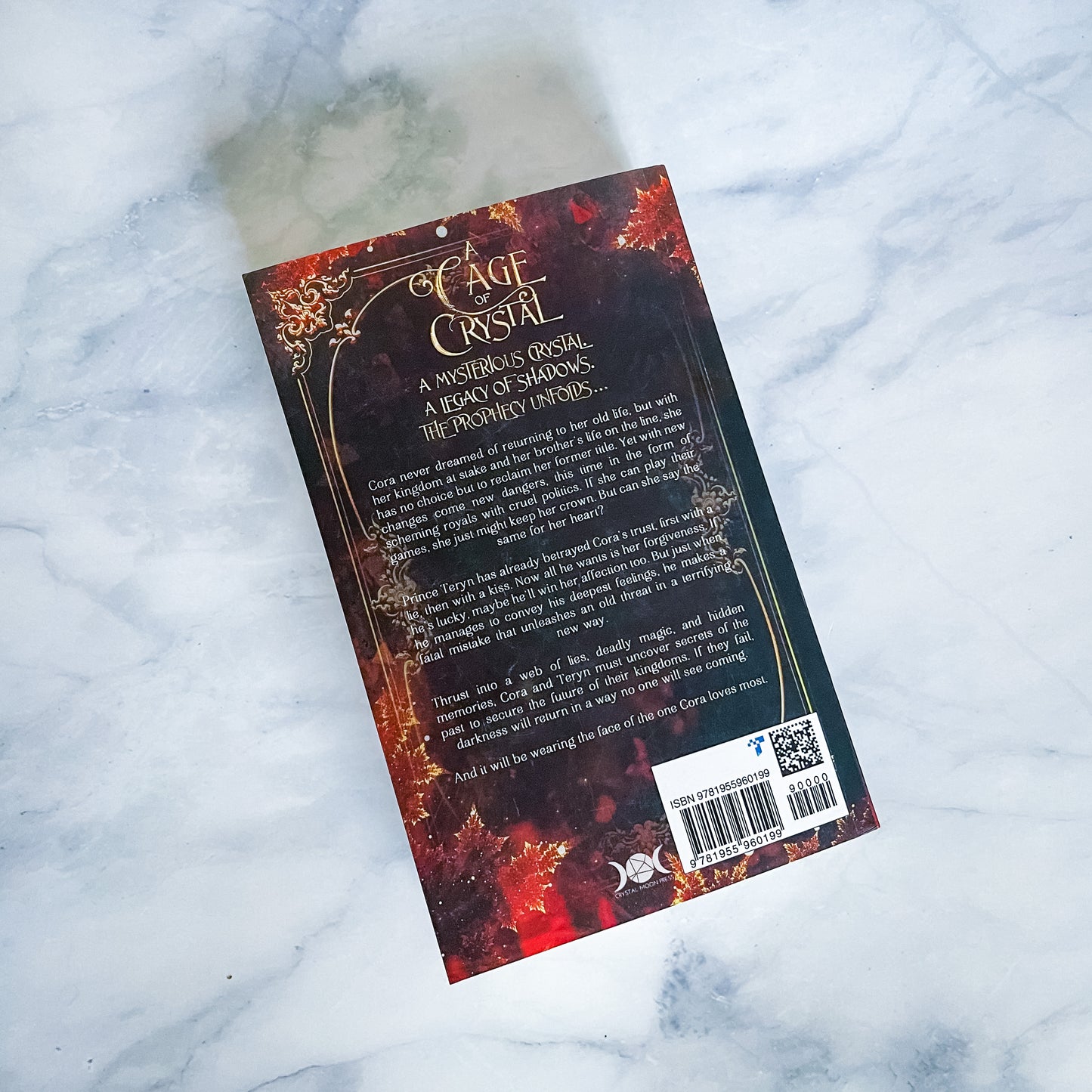 A Cage of Crystal (paperback) signed