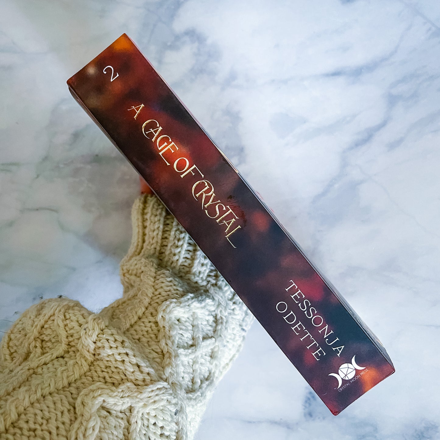 A Cage of Crystal (paperback) signed
