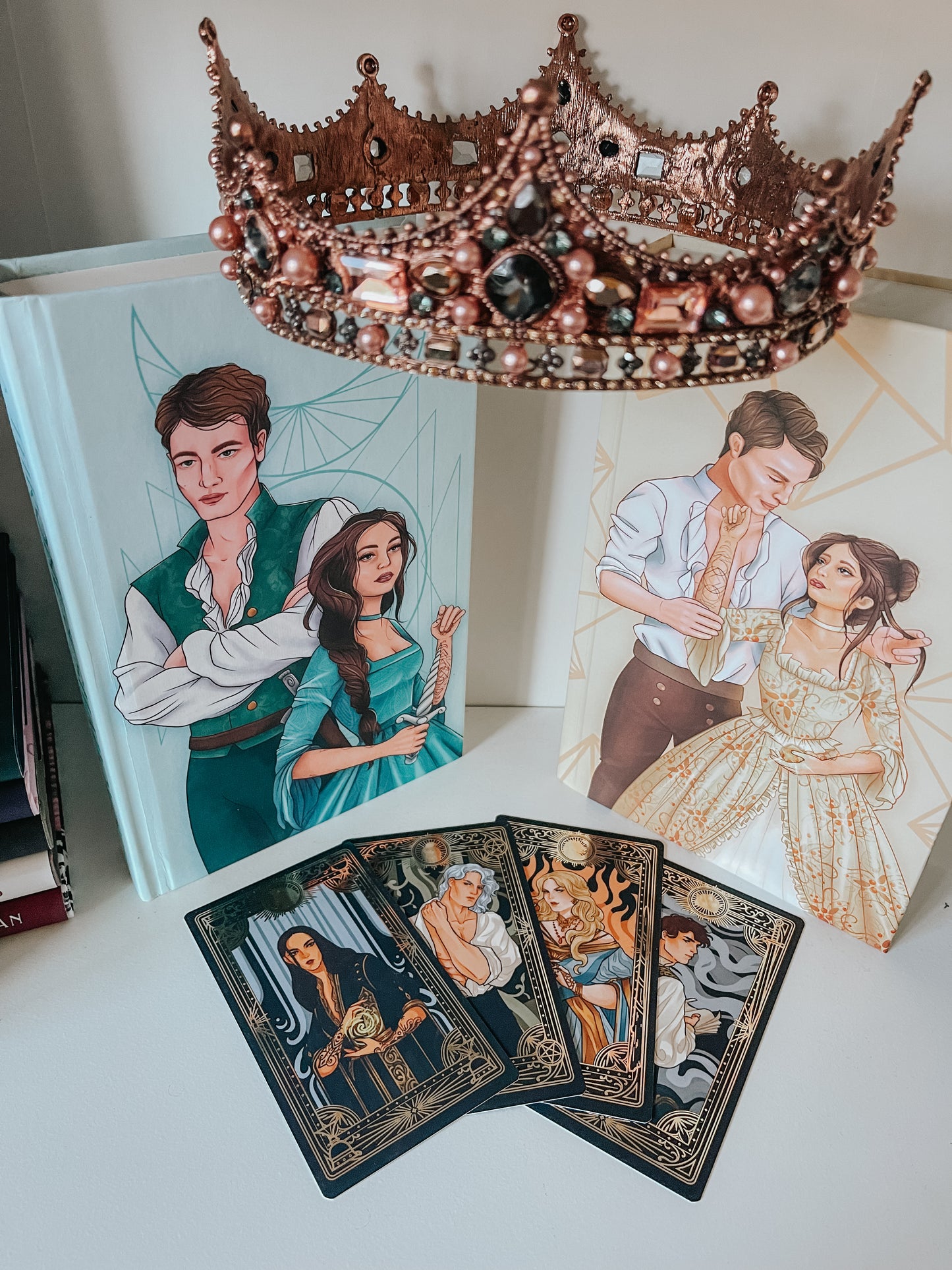Set of four tarot cards - Prophecy of the Forgotten Fae