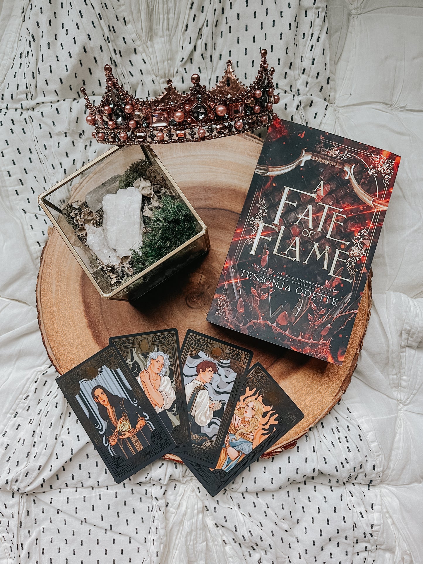 Set of four tarot cards - Prophecy of the Forgotten Fae