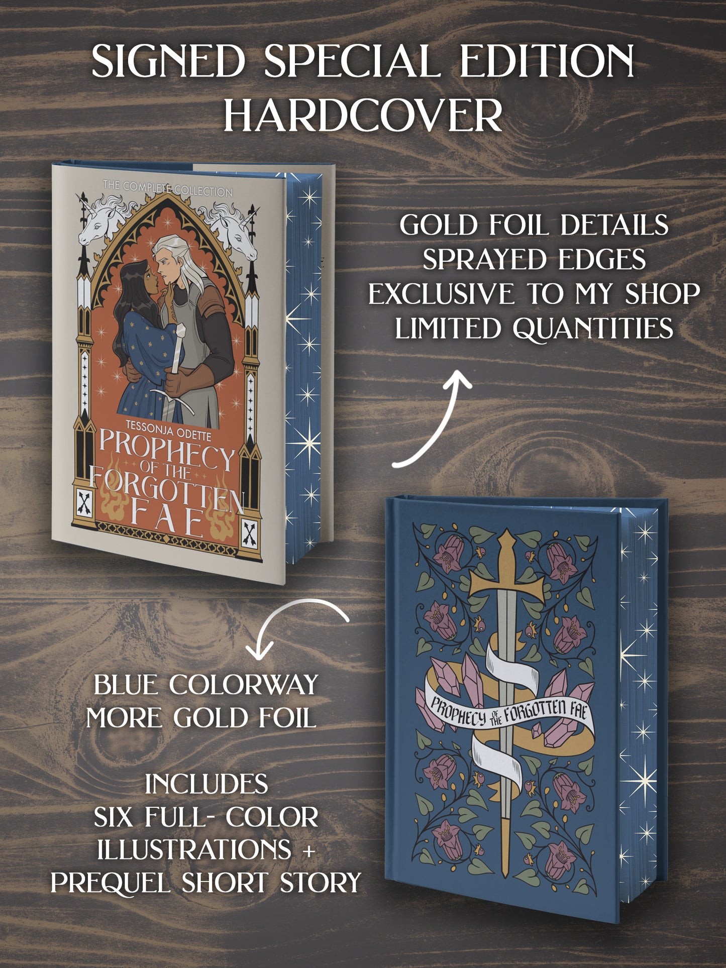 Prophecy of the Forgotten Fae Special Edition (HARDCOVER) signed