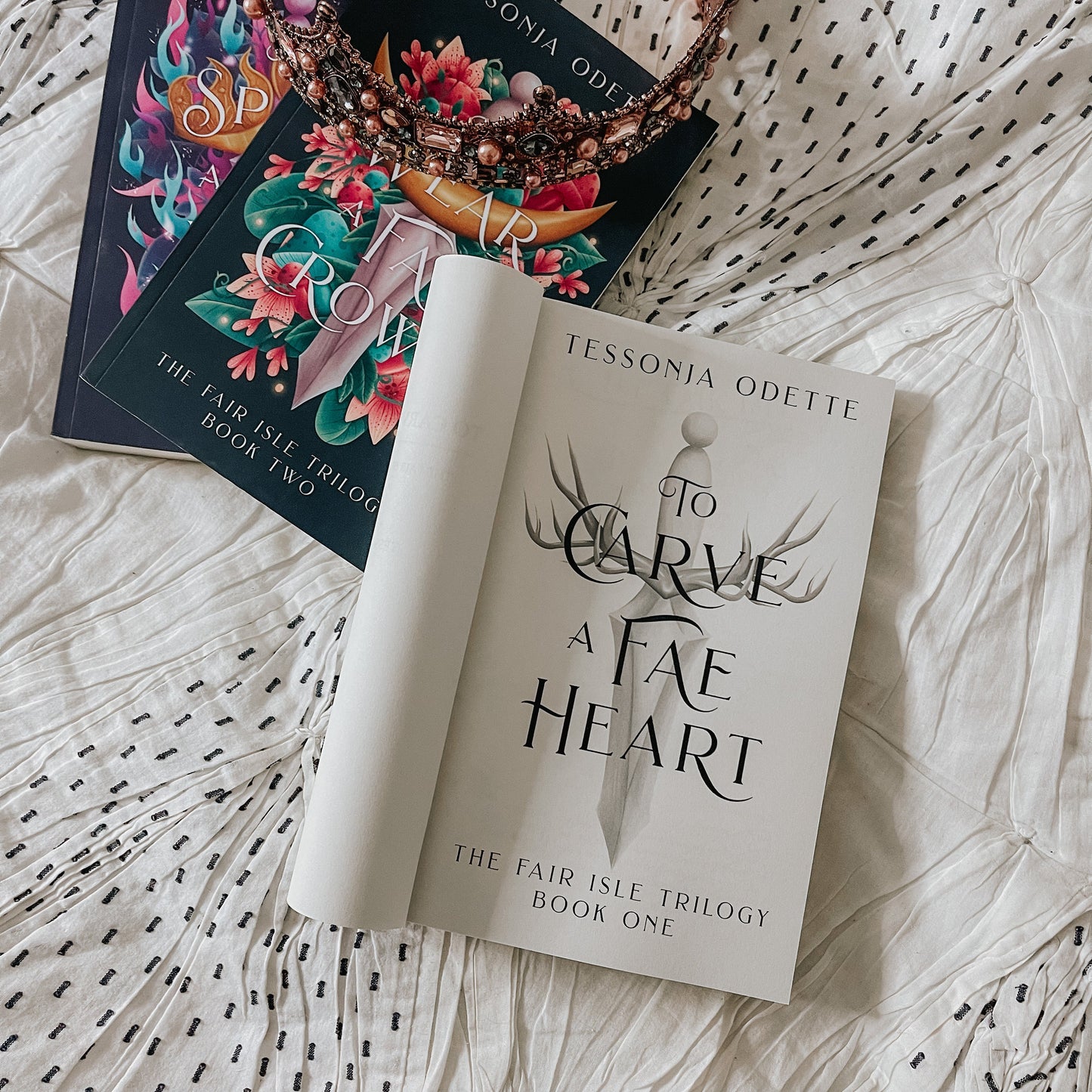 To Carve a Fae Heart (paperback) signed