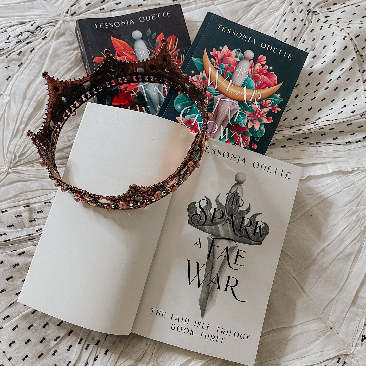 To Spark a Fae War (paperback) signed