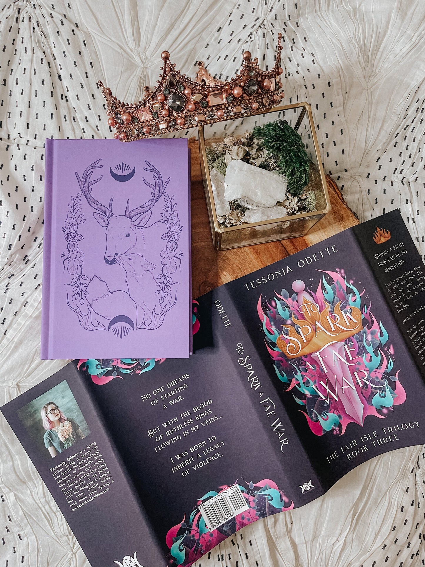 To Spark a Fae War (hardcover) signed