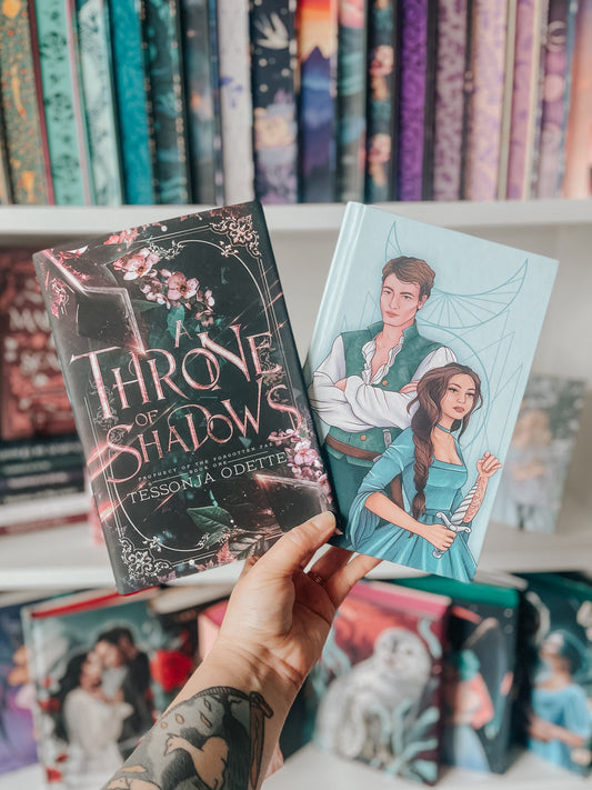 A Throne of Shadows (hardcover) signed