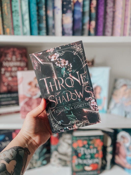A Throne of Shadows (paperback) signed