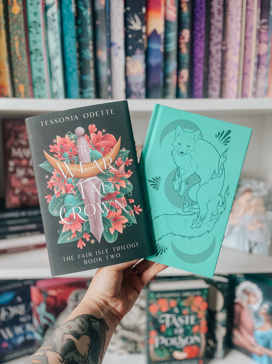 To Wear a Fae Crown (hardcover) signed