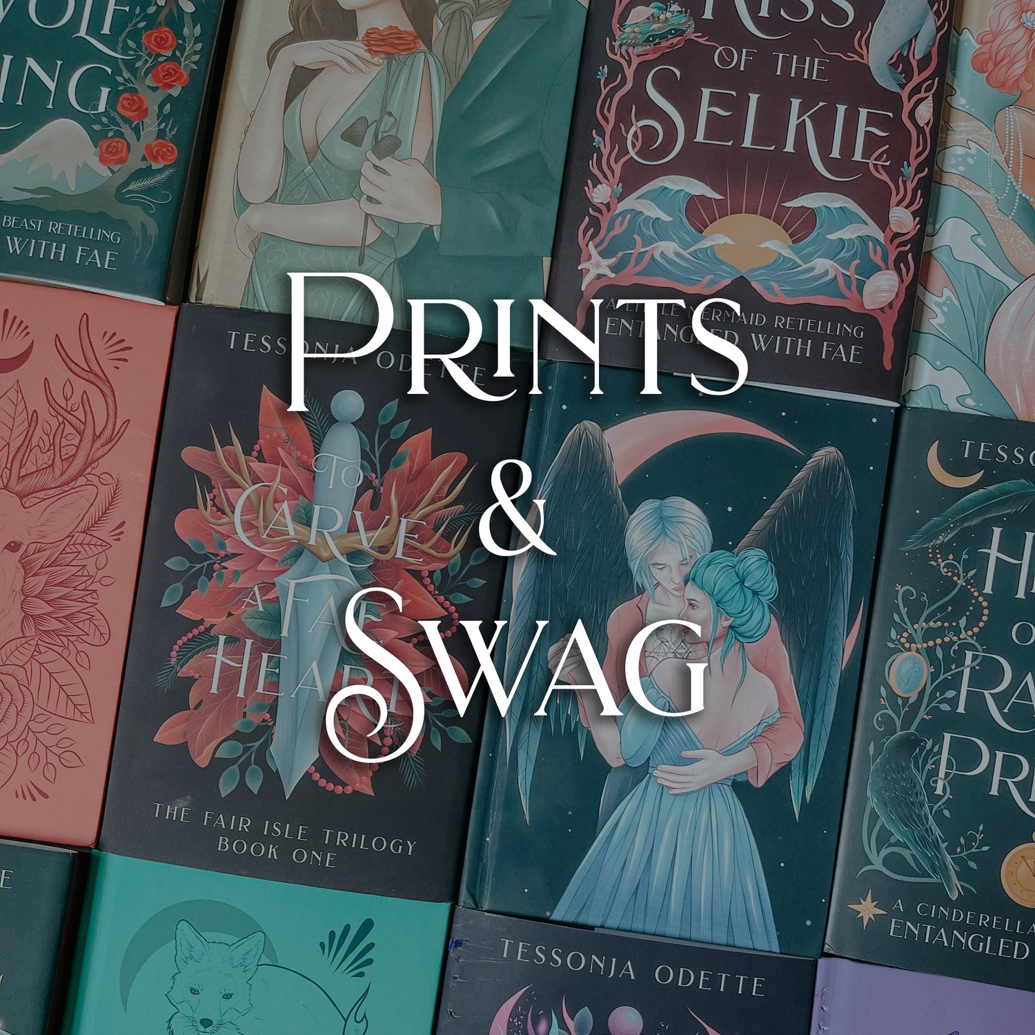 Prints, Bookmarks, and Swag