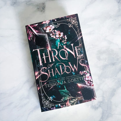 A Throne of Shadows (paperback) signed