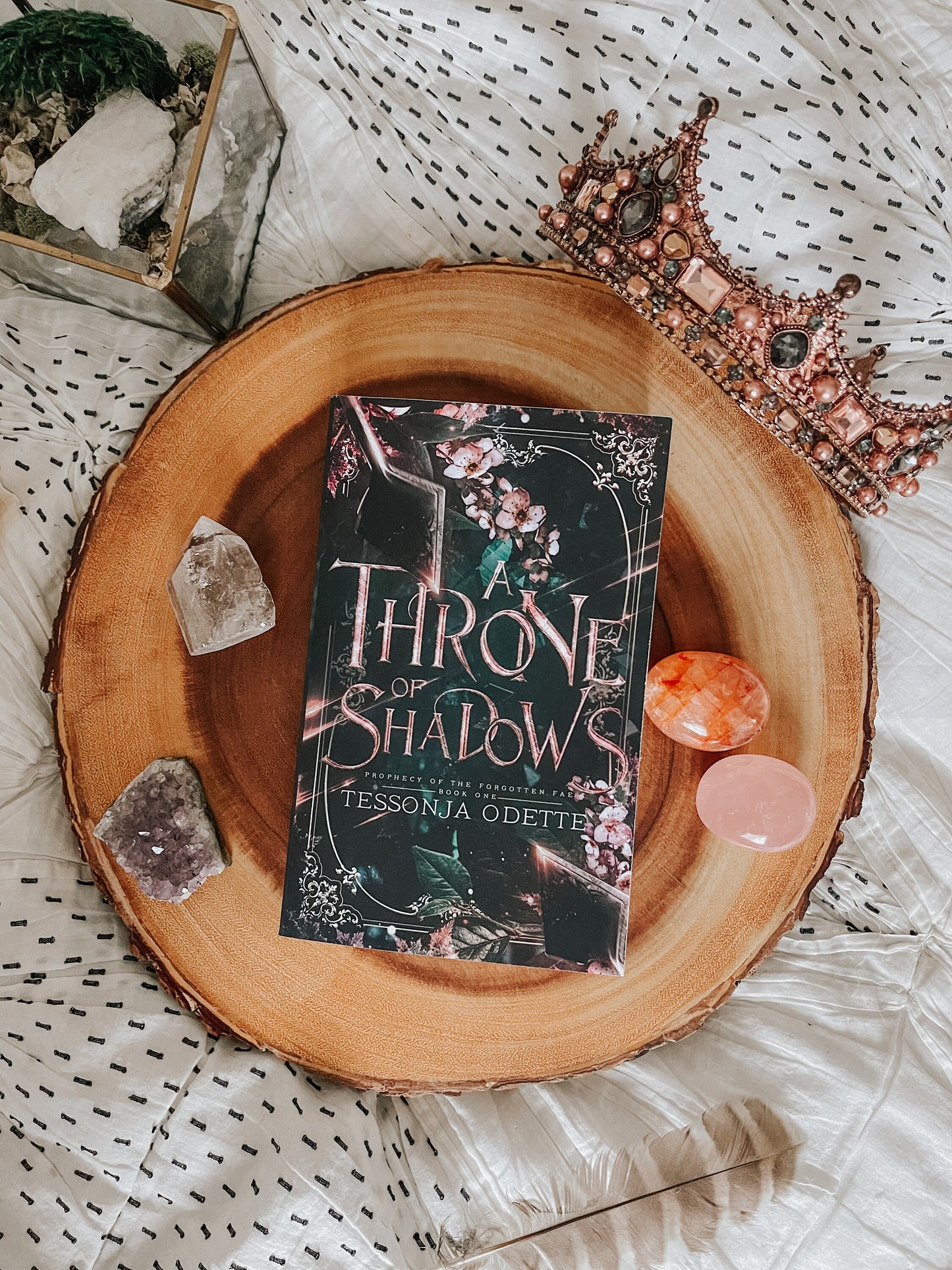 A Throne of Shadows (paperback) signed