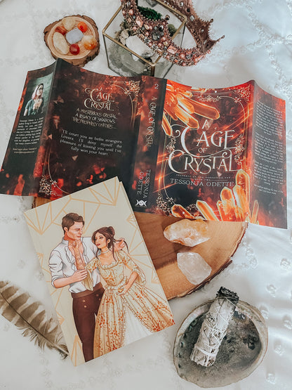 A Cage of Crystal (hardcover) signed