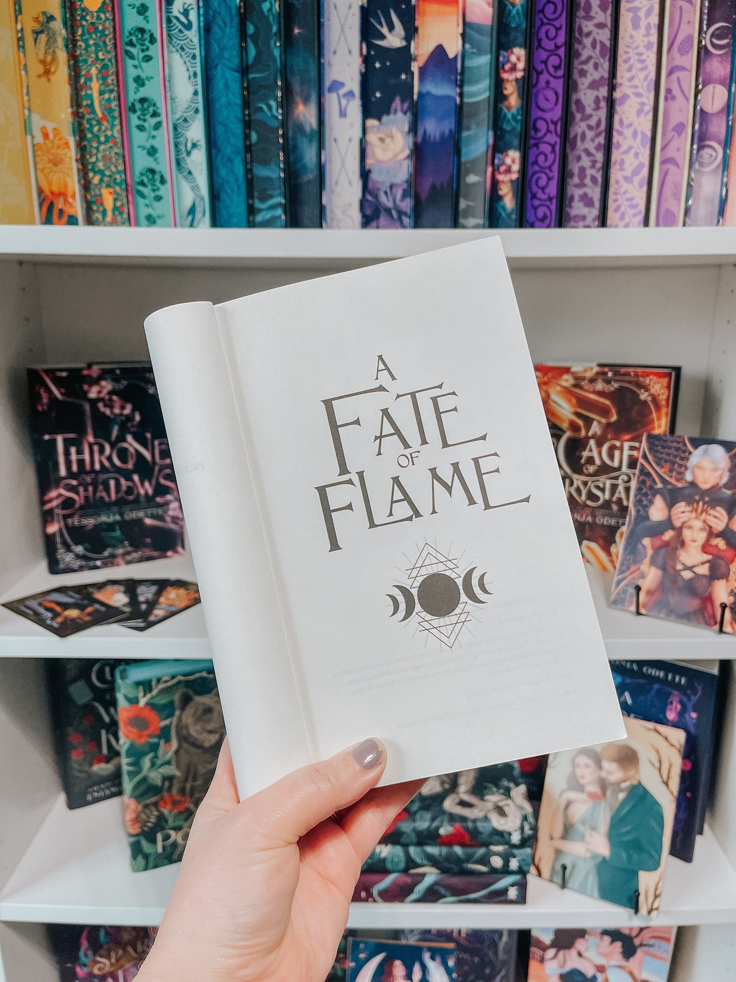 A Fate of Flame (paperback) signed