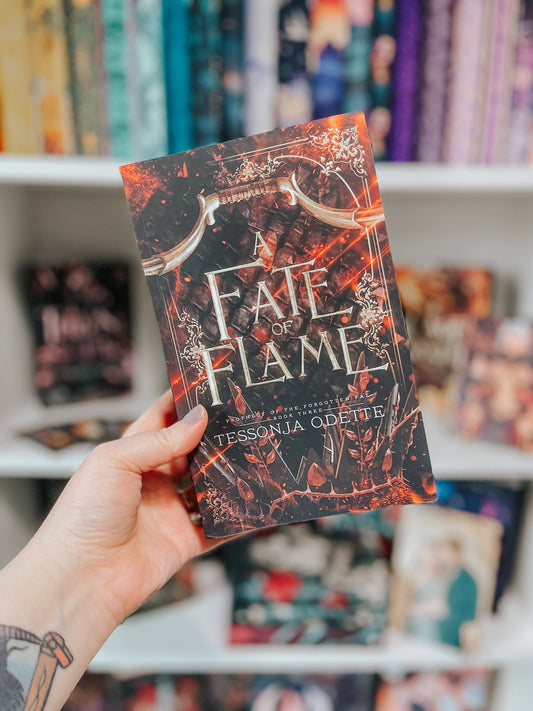 A Fate of Flame (paperback) signed