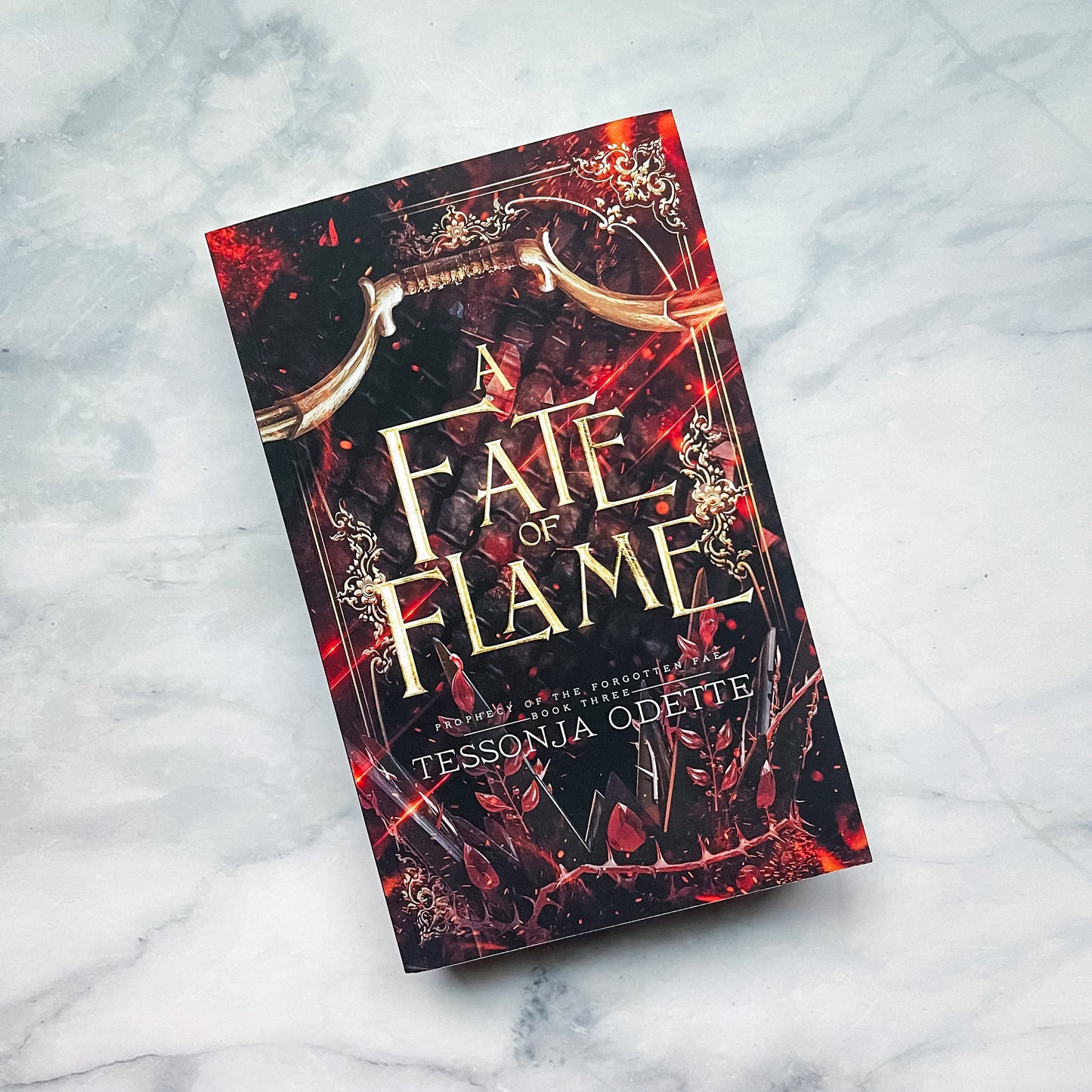 A Fate of Flame (paperback) signed