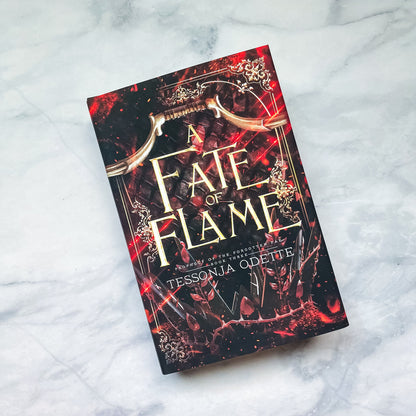 A Fate of Flame (hardcover) signed